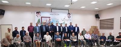 دیدار مدیر عامل نفت و گاز مارون با جانبازان نخاعی خوزستان