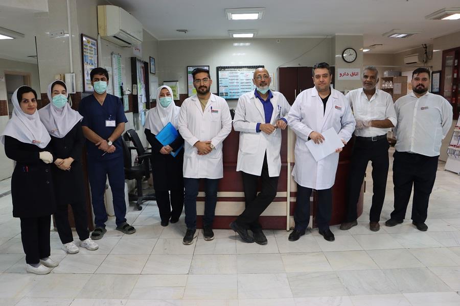انجام احیاء قلبی ریوی موفق دربیمارستان صنعت نفت ماهشهر